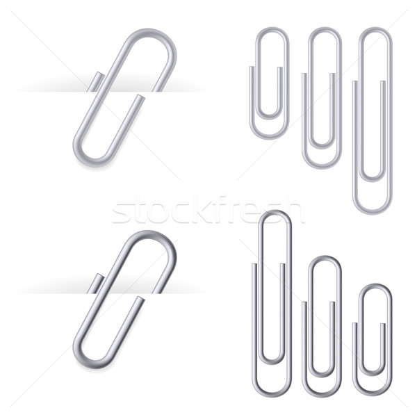 Set of realistic clips Stock photo © dvarg