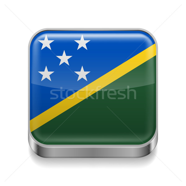 Metal  icon of Solomon Islands Stock photo © dvarg