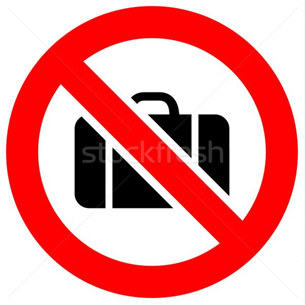 Prohibition red sign Stock photo © Ecelop