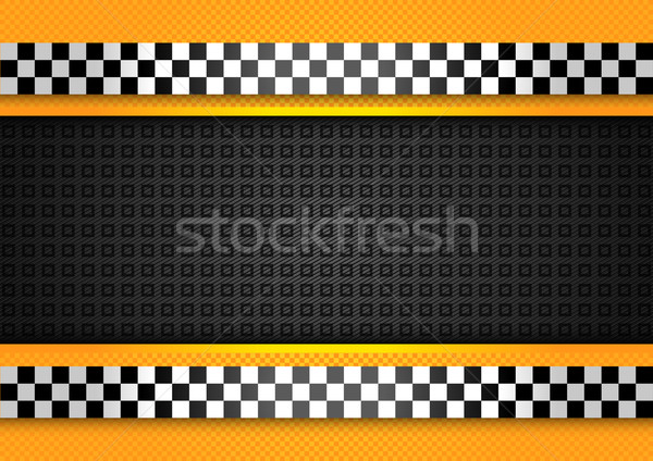 Taxi cab background, racing blank template Stock photo © Ecelop