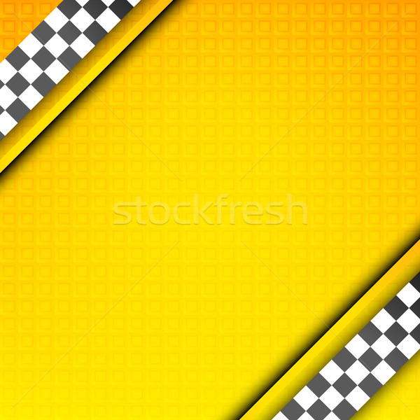 Stok fotoğraf: Yarış · şablon · taksi · arka · plan · turuncu · taksi