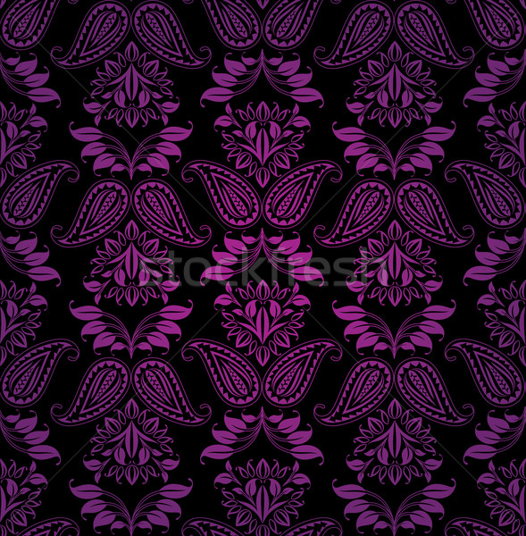 Seamless pattern, ornament lilac floral, decorative background Stock photo © Ecelop