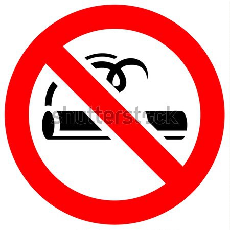 No smoking red sign Stock photo © Ecelop