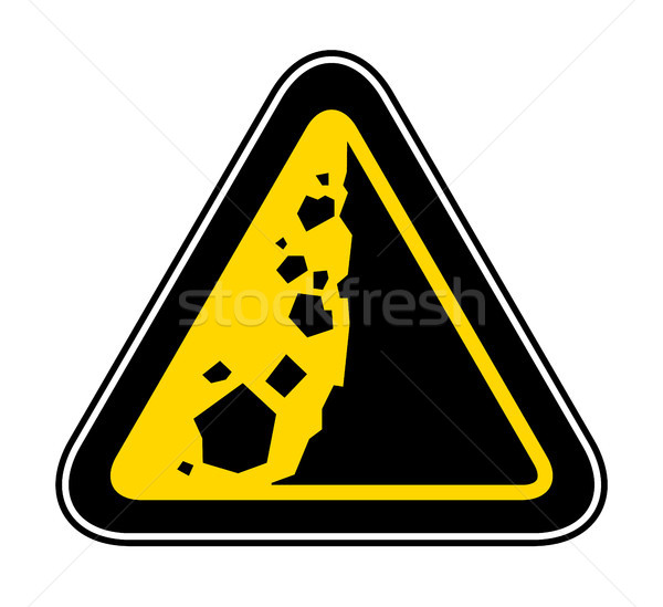 Triangular Warning Hazard Symbol Stock photo © Ecelop