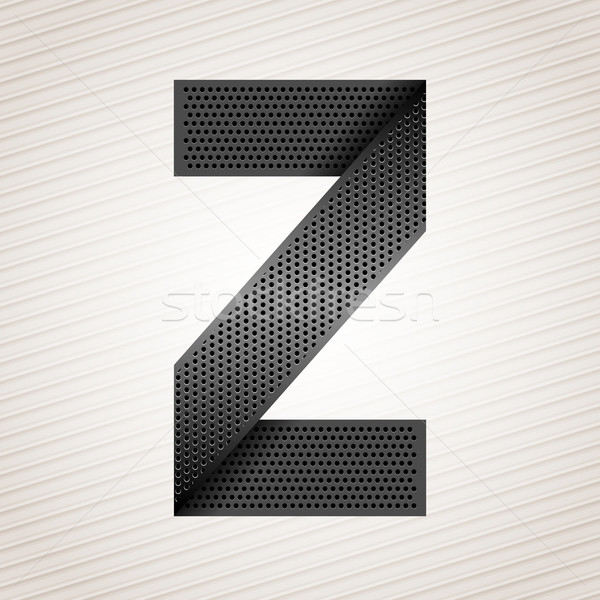 Letter metal ribbon - Z Stock photo © Ecelop