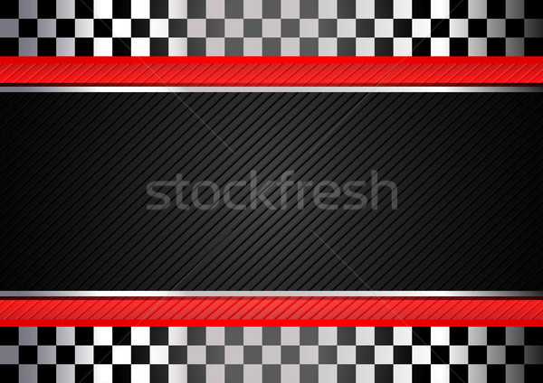 Racing nero strisce vettore design strada Foto d'archivio © Ecelop