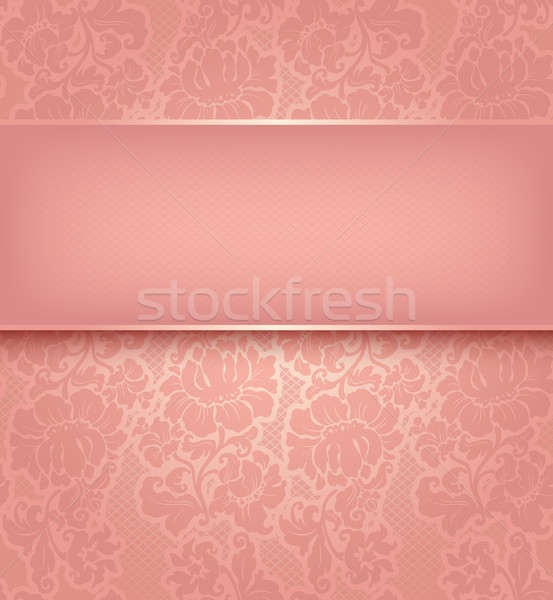 Decorative pink pattern - Vector illustration 10eps Stock photo © Ecelop
