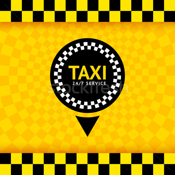 Taxi symbol, new background, vector illustration 10eps Stock photo © Ecelop