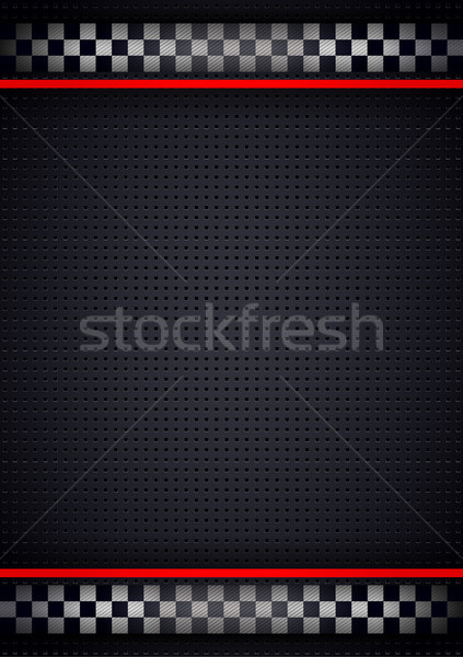 Racing background vertical, metallic perforated Stock photo © Ecelop