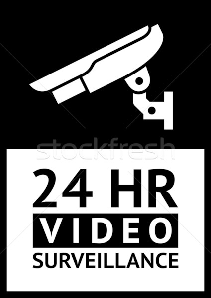 label CCTV Stock photo © Ecelop