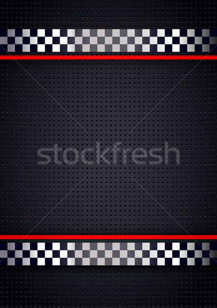 Racing background, metallic perforated Stock photo © Ecelop