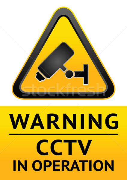 Symbol security camera Stock photo © Ecelop