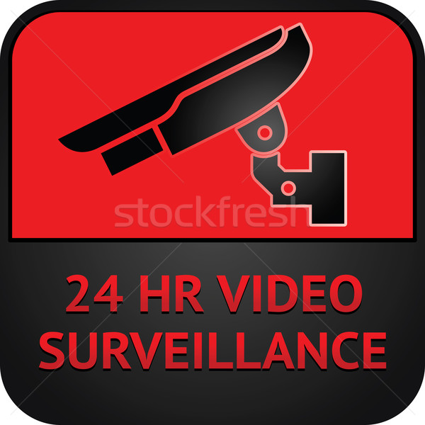 CCTV symbol, surveillance pictogram Stock photo © Ecelop