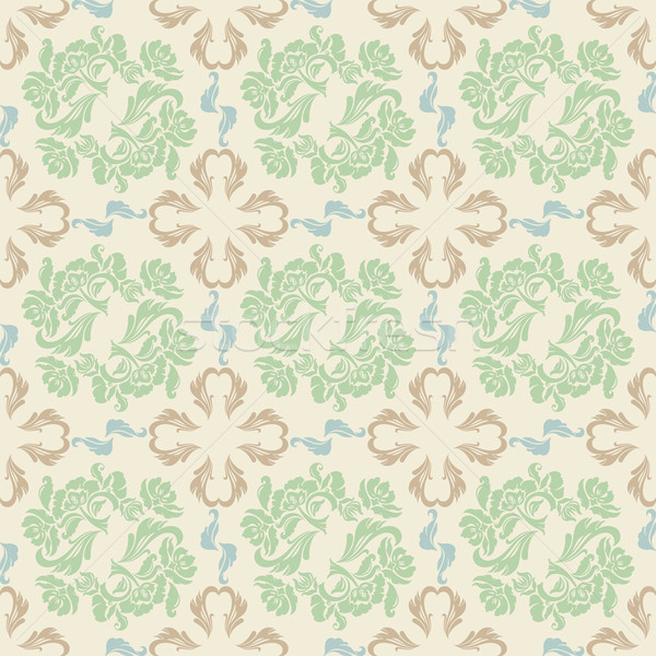 Seamless floral, background pattern, vector Stock photo © Ecelop