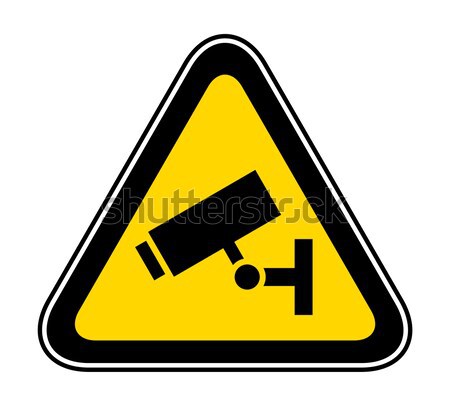 Black surveillance camera Stock photo © Ecelop