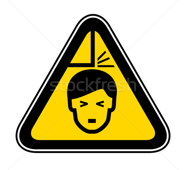 Triangular Warning Hazard Symbol Stock photo © Ecelop