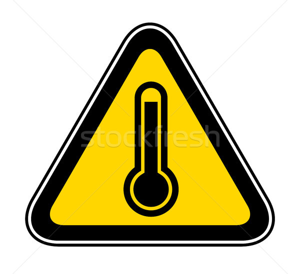 Triangular Warning Hazard Symbol Stock photo © Ecelop