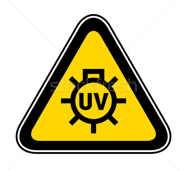 Triangular Warning Hazard Symbol Stock photo © Ecelop