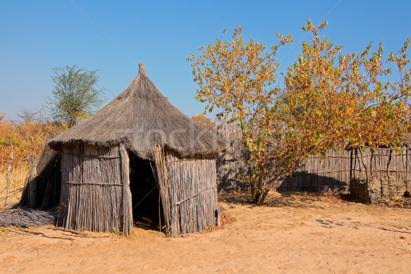 Landelijk afrikaanse hut traditioneel regio Namibië Stockfoto © EcoPic