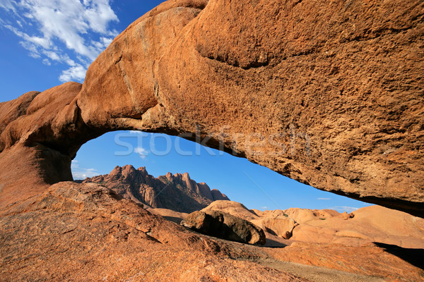 Granit arc Namibia Africa natură Imagine de stoc © EcoPic