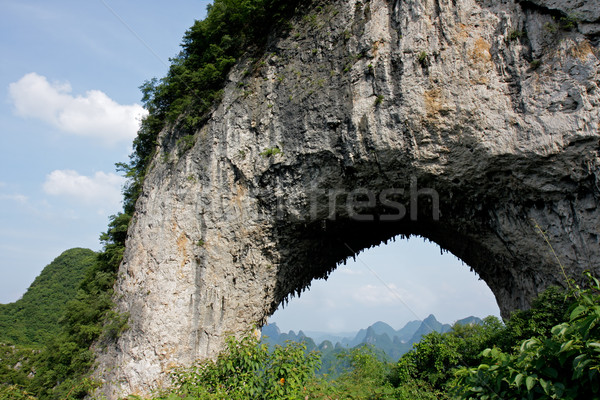 Moon hill, China Stock photo © EcoPic