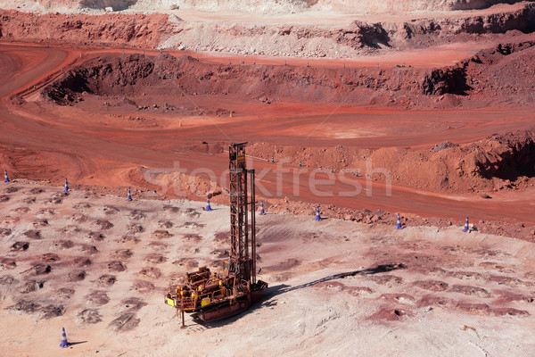 Iron ore mining Stock photo © EcoPic