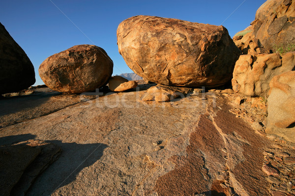 Granite boulders Stock photo © EcoPic
