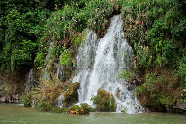 Li-river waterfall Stock photo © EcoPic