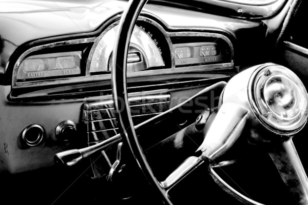 Oldtimer interieur oude metaal vintage Stockfoto © EcoPic