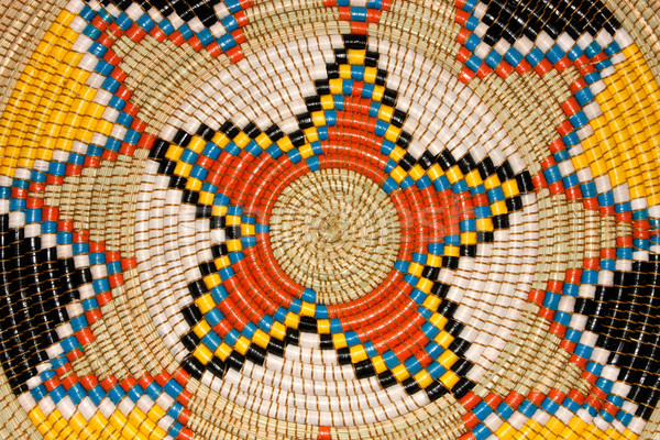 African basket Stock photo © EcoPic
