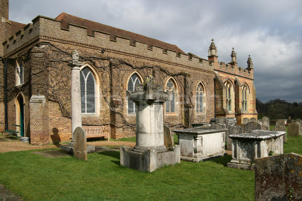 St Michael and All Angels parish church Stock photo © EcoPic