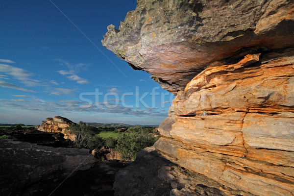 Sandstone rock, Ubirr Stock photo © EcoPic