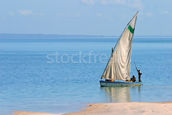 Mozambican dhow Stock photo © EcoPic