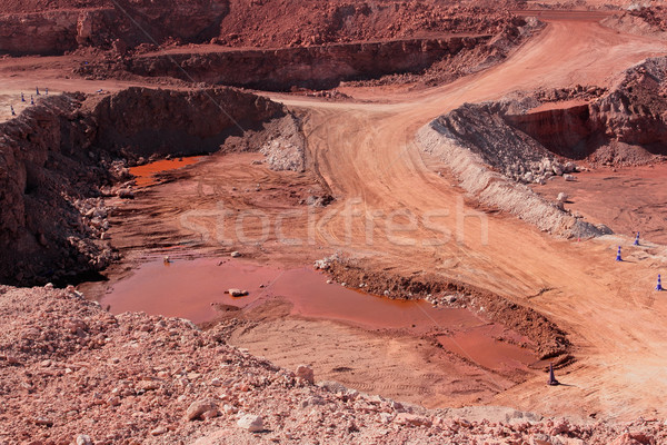 Iron ore mining Stock photo © EcoPic