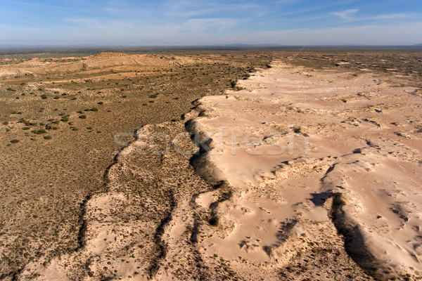 Stock foto: Luftbild · Sand · Südafrika · Region · nördlich · Himmel