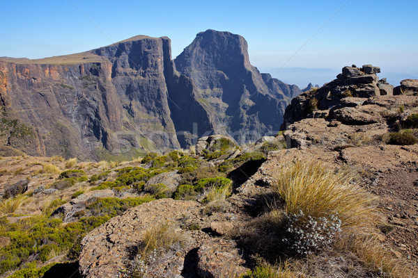Stock photo: Drakensberg mountains