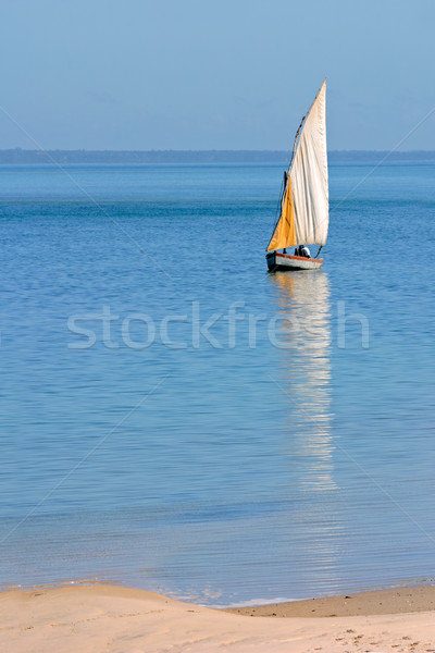 Mozambican dhow Stock photo © EcoPic