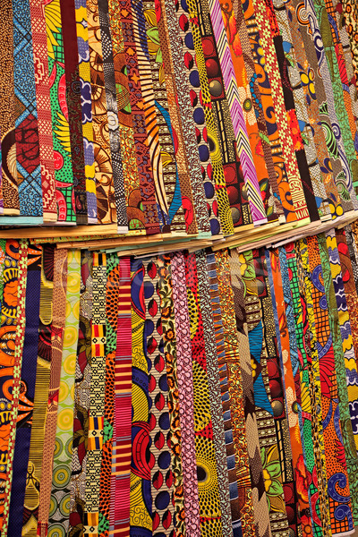 Colorful fabrics Stock photo © EcoPic