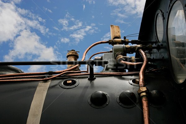 Steam locomotive close-up Stock photo © EcoPic