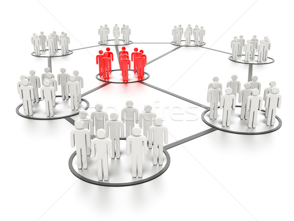 Networking pessoas gráfico prestados branco Foto stock © edgeofmadness