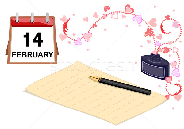 Valentine I love you card Stock photo © Eireann