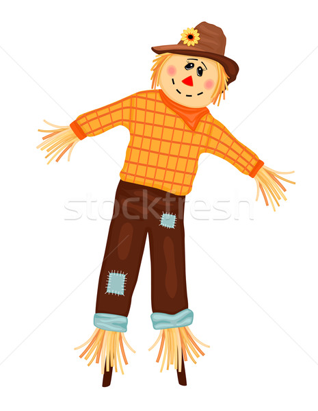Autumn celebrations with scarecrow Stock photo © Eireann