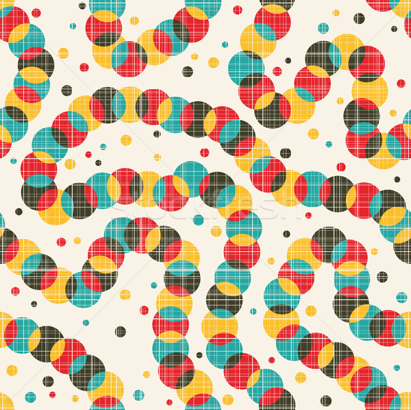 Seamless pattern with strange decoration. Stock photo © ekapanova
