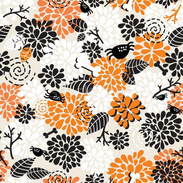 Seamless pattern for the better halloween.  Stock photo © ekapanova