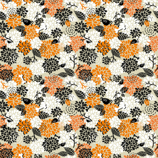 Stock photo: Seamless pattern for halloween.