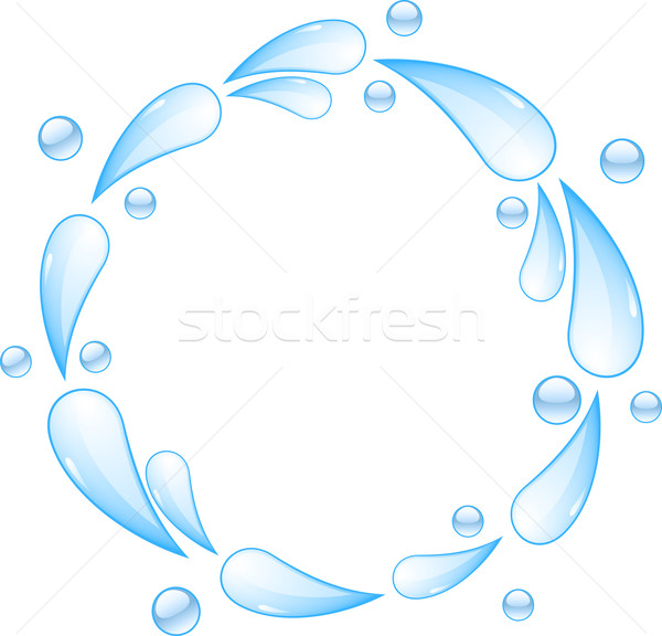 water splash circle Stock photo © elaine