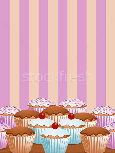 Yummy cupcakes Stock photo © elaine
