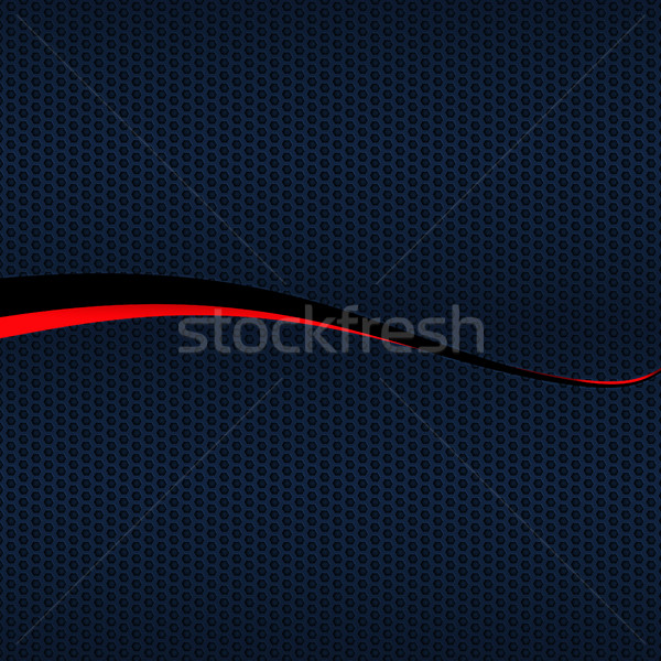 Streszczenie fali metaliczny plaster miodu czerwony czarny Zdjęcia stock © elaine