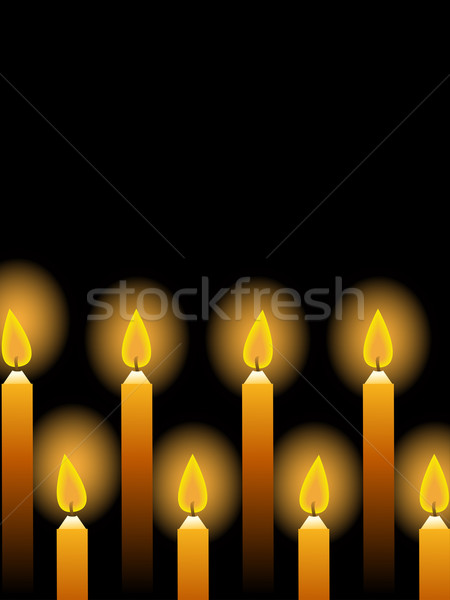 Glowing candles  Stock photo © elaine