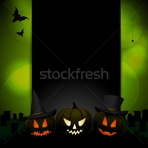 Halloween background with sample text cao Stock photo © elaine
